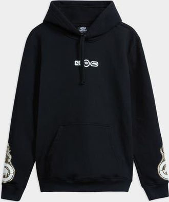 Ecko Leafy on Fire Hoodie in Vintage Black at Nordstrom, Size Medium