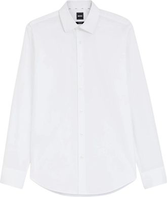 HUGO BOSS Overhemden, Heren, Wit, 4Xl, Katoen, Essential Business Shirt