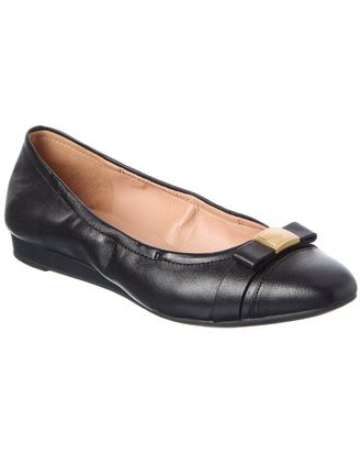 Cole Haan Go-To Tova Bow Leather Ballet Flat