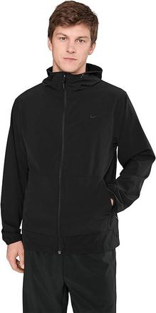 Nike Unlimited Repel Hooded Versatile Jacket Mens Jacket Black/Black/Black : 2XL, Elastane/Polyester
