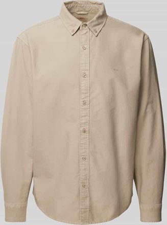 Levi's Regular Fit Freizeithemd mit Button-Down-Kragen in Beige, Gr&ouml;&szlig;e XS