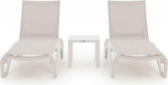 Forza Furniture Forza Russi ligbed set 3-delig stapelbaar verstelbaar