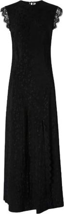 Pinko Pinko Jurken - Dames - Maxi kleedjes - Zwart - M - Kleedjes