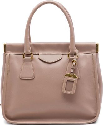 Prada Pre-owned Prada Saffiano Lucido Top Handle Frame Tote Ladies INJ6ZC76K0IGKFI2