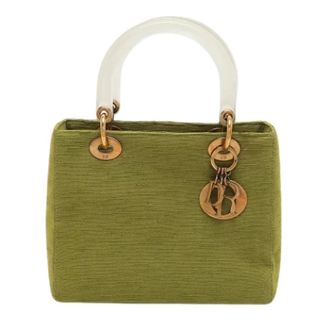 Dior Pre-owned Lady Tote - Dames - Pre-owned - Groen - Maat: ONE Size Leer