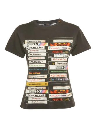 Louis Vuitton cotton printed T-shirt - Black