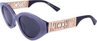 Moschino Womens 51mm Blue Sunglasses MOS160-S-MVU-51