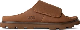 UGG Solano Slide - Heren - Sandalen - Bruin - 41 EU - Leer - Schoenen