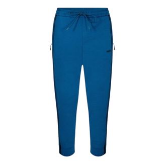 HUGO BOSS Hadiko joggingbroek voor heren met zijstreep, normale pasvorm (Blauw)