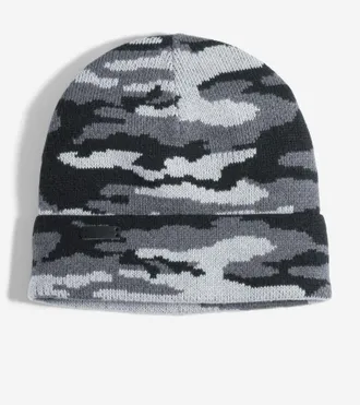 Cole Haan Mens Camo Beanie - Black