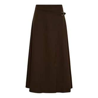 Kaffe KAveronia Skirt - - Skirts - Donna - Marrone - XL