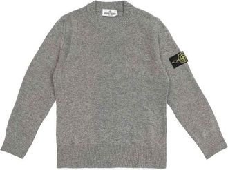 Stone Island Crew Neck Sweater With Logo