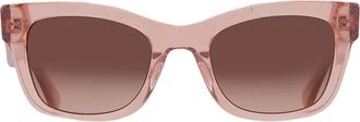 Kate Spade New York Brown Shaded Cat Eye Ladies Sunglasses KS AIMEE/S 0QR0/HA 50