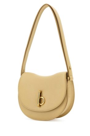 Burberry Womens Beige Leather Small Rocking Horse Shoulder Bag Sand Borse A Tracolla