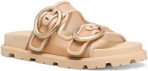 Stuart Weitzman Benni Two-Strap Sandal in Beige/Barely Beige at Nordstrom Rack, Size 7.5