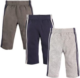 Hudson Baby Cozy Cotton Leggings and Pants in Navy Gray at Nordstrom, Size 3T