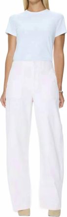 Pistola Denim Wren Relaxed Straight Leg Pants In Ice Pink