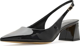 Calvin Klein Sarra Womens Sandals Black Patent : 7.5 M, Synthetic