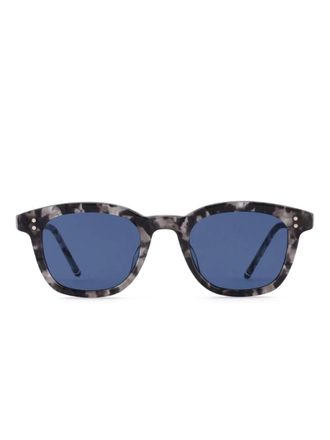 Thom Browne geometric-frame sunglasses - Grey