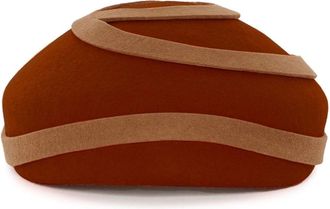 D'Estrëe Paris Bibi ribbon-band beret - women - Wool Felt - One Size - Brown