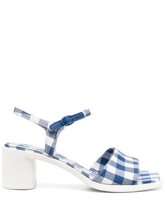 Camper Meda gingham sandals - Blue