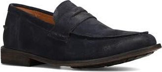 Frye Tyler Flex Leather Penny Loafer in Midnight at Nordstrom Rack, Size 11.5