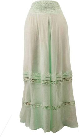 Guadalupe Design Women Chronos Palacio Skirt In Mint