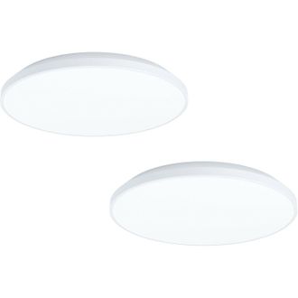 Loops 2 PACK Wall / Ceiling Light White Round Surface Moutned 315mm 18W LED