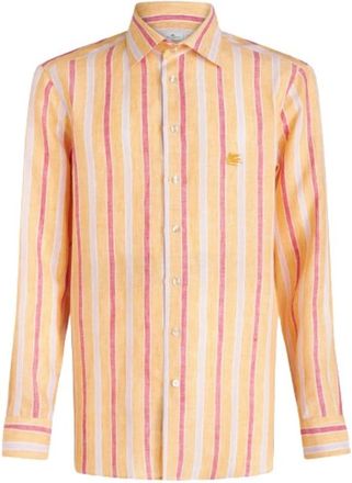Etro Casual Shirts - Heren - Casual Overhemden - Veelkleurig - L - Katoen - Overhemden