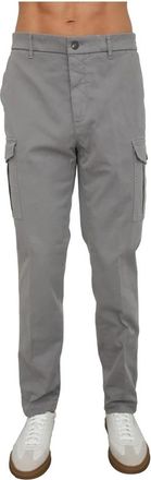 PESERICO Pantalone - Heren - Slim Fit Broeken - Grijs - XL - Katoen - Broeken