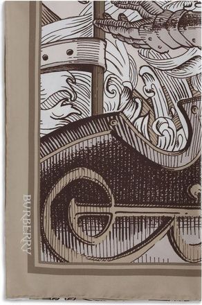 Burberry Beige Zijde Sjaal