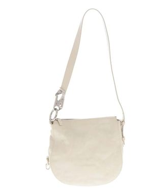 Burberry White Leather Shoulder Bag