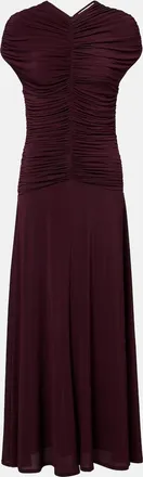Tove Avita ruched jersey maxi dress