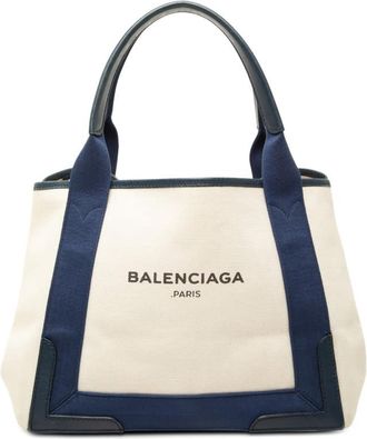 Balenciaga Pre-owned Balenciaga Canvas Navy Cabas Tote S Ladies BUP7J85QZJ062ZIO
