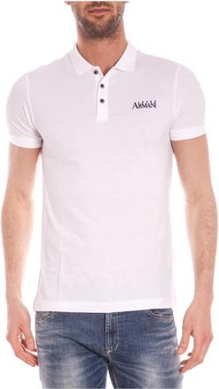Armani Jeans Polo Shirts - Heren - Polos - Wit - XL - Katoen - Tops