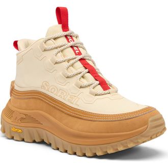 Sorel CALLSIGN HORIZON Mid GTX Gore-Tex Waterproof Sneaker in Honey White/Canyon Gold at Nordstrom Rack, Size 12