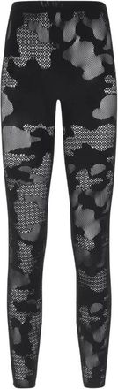 GCDS Camo Seamless Leggings - Dames - Leggings - Zwart - L - Broeken