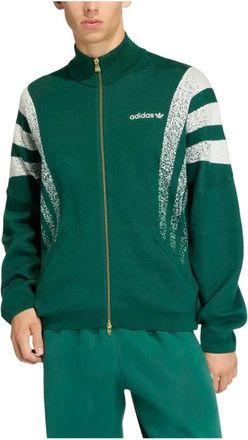 adidas Santiago Jacket - Heren - Sportshirts - Groen - S - Katoen - Fitness
