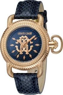 Roberto Cavalli by Franck Muller Quartz Blue Dial Ladies Watch