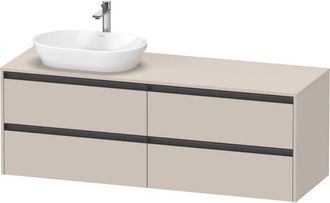 Duravit Duravit Ketho.2 Mueble Bajo Lavabo, Recorte Para Lavabo A La