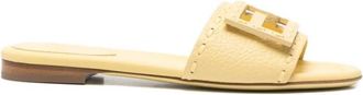 Fendi Mujer, Zapatos, Amarillo, Talla: 38 1/2 EU