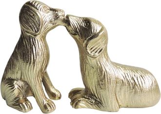 Sagebrook Home 10X6in Kissing Dogs