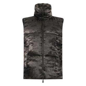 Moorer Fuente Vest - Dames - Jassen - Bruin - Maat: XS Polyamide