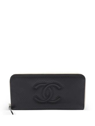Chanel Portafoglio Coco Mark con zip 2006-2008 - Nero