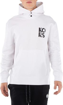 Michael Kors Logo Transistor Hoodie, Size Medium