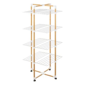 5five Simply Smart Torre Tendedero 4 Ruedas 40m Efecto Madera - 5five