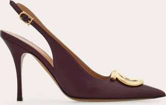 Ferragamo Donna Slingback maxi Gancini Rosso Taglia 36.5