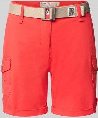 G.I.G.A. DX Shorts mit Hydrocool Effekt und G&uuml;rtel in Rot, Gr&ouml;&szlig;e 38