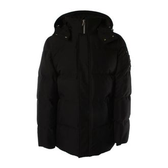 Moose Knuckles Jassen, Heren, Zwart, L, Leer, Cloud 3Q Jacket
