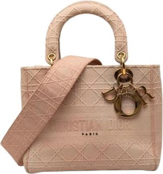Dior Pre-owned Lady D-Lite - Dames - Vintage Handtas - Beige - ONE Size - Vintage
